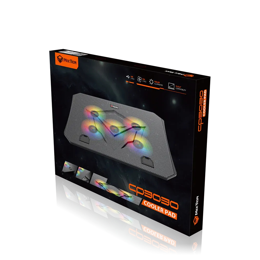 MEETION CP3030 LAPTOP COOLING PAD - 5 FAN