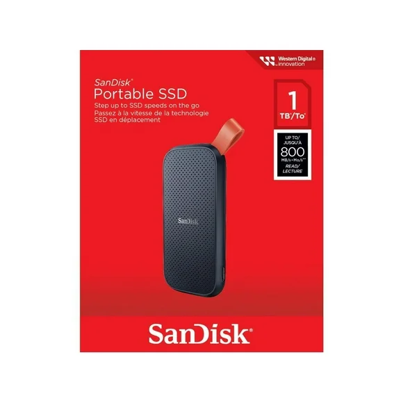 SANDISK 1TB PORTABLE SSD 800MB/s HARD