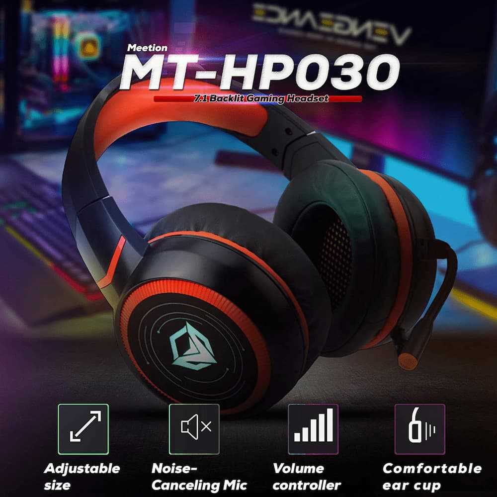 MEETION HP030 HIFI BACKLIT GAMING HEADSET