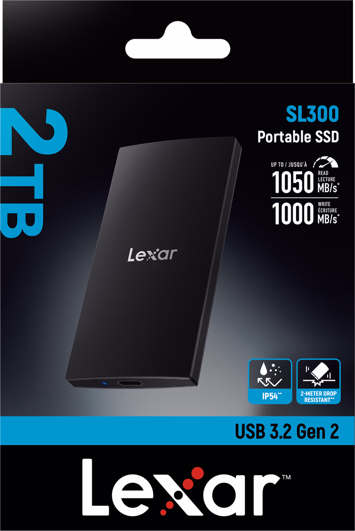 Lexar SL300 2TB Portable SSD