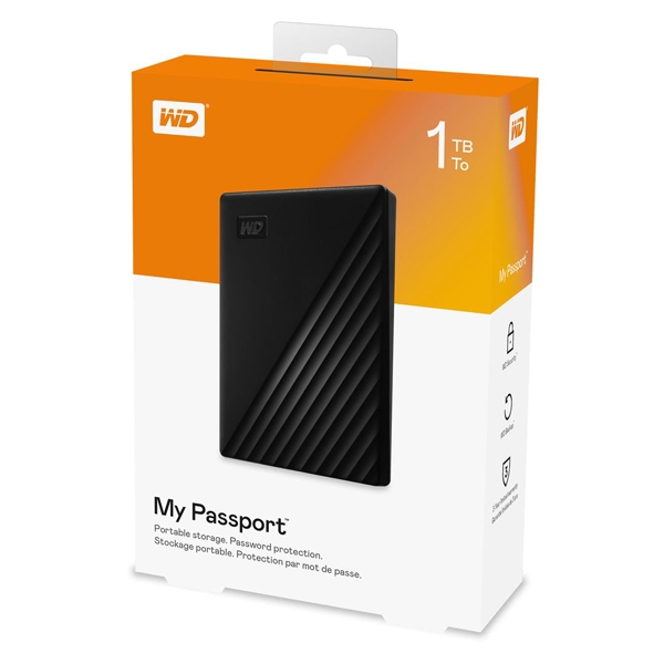 WD My Passport 1TB Portable HDD