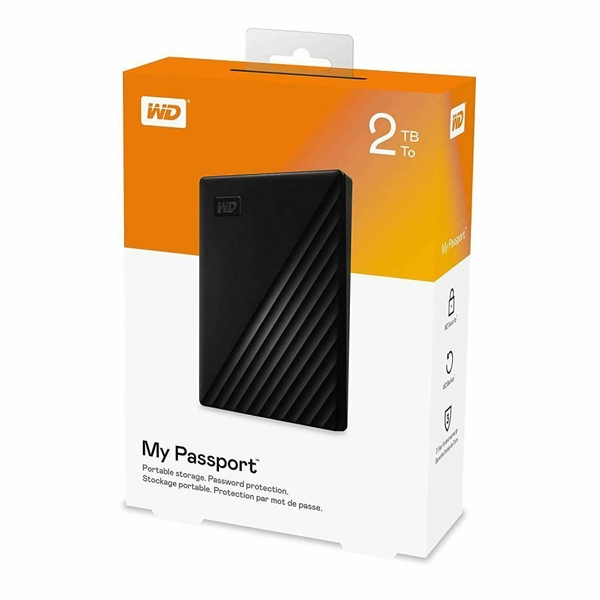 WD My Passport 2TB Portable HDD