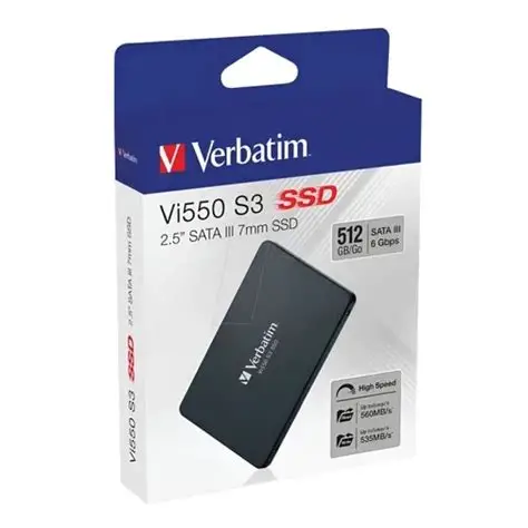 VERBATIM VI550 512GB SATA SSD HARD